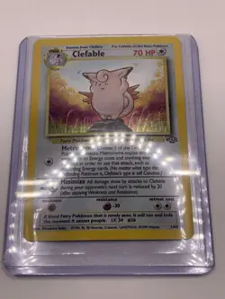 Pokemon Unlimited Jungle Set Holo Rare Clefable LP/NM #1/64 - Image 1