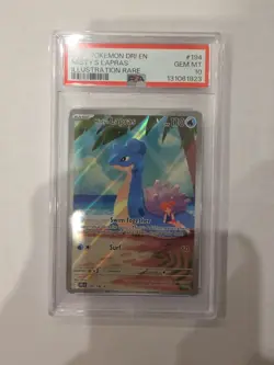Misty's Lapras 194/182 Pokemon TCG Destined Rivals Illustration Rare PSA Gem 10 - Image 3