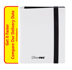 ULTRA PRO ECLIPSE WHITE PRO BINDER FOLDER ALBUM 2 POCKET Yugioh MTG Pokemon - Image 1