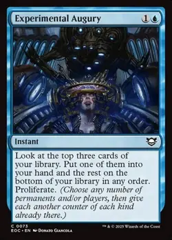 1x Experimental Augury NM Eng MTG - Edge of Eternities EDH - Image 1