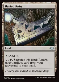 1x Buried Ruin NM Eng MTG - Edge of Eternities EDH - Image 1