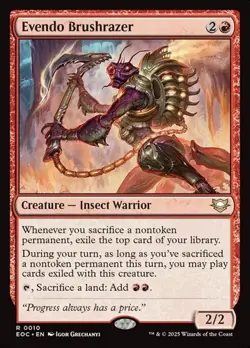 1x Evendo Brushrazer NM Eng MTG - Edge of Eternities EDH - Image 1