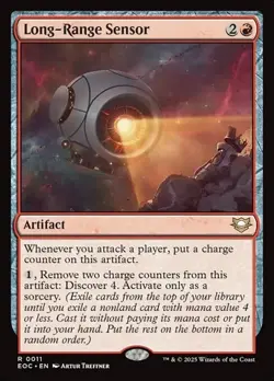 1x Long-Range Sensor NM Eng MTG - Edge of Eternities EDH - Image 1