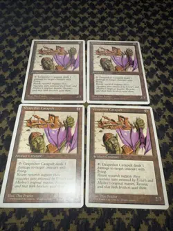 (4) Grapeshot Catapult MTG Core Set 4th Edition Regular - Image 1