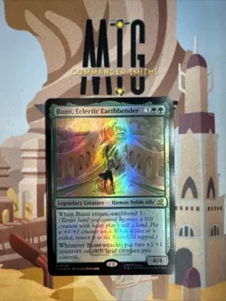 Bumi, Eclectic Earthbender ✨ FOIL ✨ MTG NM (0248) Avatar the last Airbender - Image 1