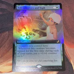 Tale Of Katara And Toph X1 Mtg The Last Airbender Nm Foil Extended Art - Image 1