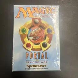 (NEW) 1998 🔥 Magic The Gathering Portal Second Age Spellweaver Deck SEALED - Image 1