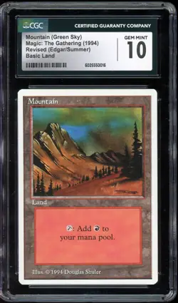 GEM MINT CGC 10 Summer Magic Mountain {Arabian} ~ Vintage MTG/Magic - Image 1