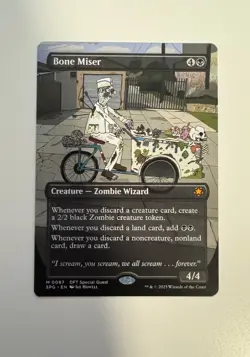 Bone Miser | Borderless | 0087 | SPG | NM | MTG - Image 1