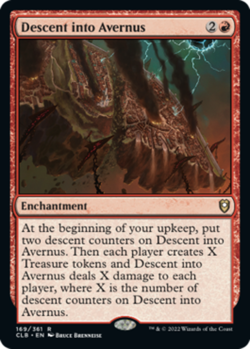 MTG Descent into Avernus - Foil, Commander Legends: Battle for Baldur's Gate, Li - Image 1