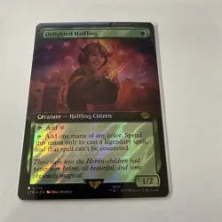 Delighted Halfling (Extended Art) (Surge Foil) The Lord of the Rings - Staple - - Image 1