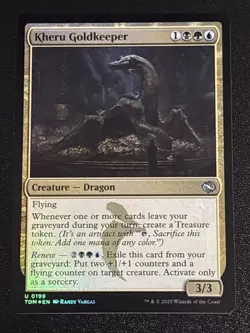 MTG Tarkir: Dragonstorm Kheru Goldkeeper Foil 0199 NM - Image 1