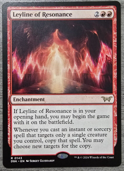 Leyline of Resonance (Rare) #143 Duskmourn: House of Horror MTG NM - Image 1