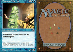 Magic the Gathering -MTG-Phantom Warrior - Image 1