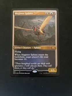 MTG Magister Sphinx Etched Foil Double Masters 2022 - Image 1