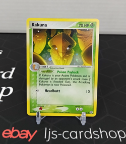 Kakuna Firered & Leafgreen 36/112 Reverse Holo LP Pokemon Card T1 - Image 1