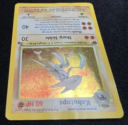 Kabutops 9/62 Fossil 1st Edition Holo Pokemon TCG Card - HP - Image 5