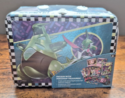 Pokemon TCG Collector Treasure Chest Lunchbox Tin Sealed 6 Packs 171635 - Image 1