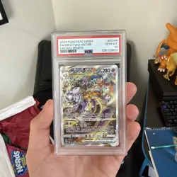 PSA 10 Mewtwo Vstar GG44 Crown Zenith Pokemon Card - Image 1