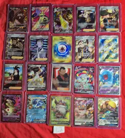 Pokemon Tcg 20 Mixed Card Ultra Rare Lot Alt Full Art Gold Gx Ex V Vmax Unplayed - Image 1