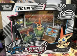 Pokemon Black Bolt & White Flare Victini Illustration Collection Box SV [SEALED] - Image 1