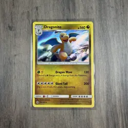 Dragonite 96/149 Holo Rare SM Base Set Pokemon Card - Image 1