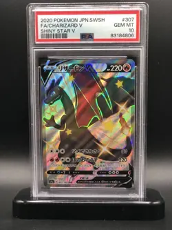 PSA 10 Charizard V SSR 307/190 Shiny Star V Pokemon Card Japanese Gem Mint - Image 1
