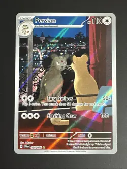 Persian 078/064 Shrouded Fable Pokemon TCG - Full Art Illustration Rare Holo NM - Image 1