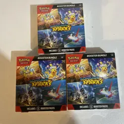 Pokemon TCG Surging Sparks Booster Bundle Factory Sealed 3 Boxes - Image 1