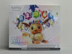 2025 Pokemon Scarlet & Violet Prismatic Evolutions Sealed ETB Elite Trainer Box - Image 1