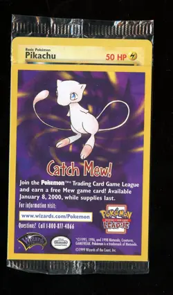 Pikachu WB Gold Stamped First Movie Black Star Promo 4 Sealed WOTC Pokemon - Image 1