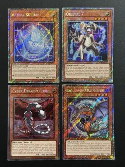 2025 YUGIOH RA04 PLATINUM SECRET RARE CYBER DRAGON CORE NM BONUS SET - Image 1