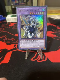 Yugioh JUSH-EN007 - Dracotail Gulamel - Super Rare - Image 2