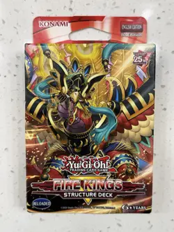 Yugioh Fire King Revamped Structure Deck Sealed 1st Edition - Image 1