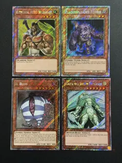 2025 YUGIOH RA04 PLATINUM SECRET RARE ELEMENTAL HERO WILDHEART NM BONUS SET - Image 1