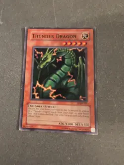 Yugioh! LP Thunder Dragon - MRD-097 - Common - Unlimited Edition Lightly Played, - Image 1