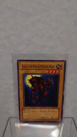 Yu Gi Oh! Gazelle the King of Mythical Beasts MRD-124 Metal Raiders Unlimited LP - Image 1