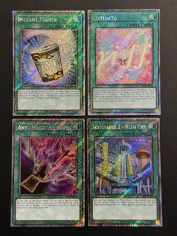 2025 YUGIOH RA04 PLATINUM SECRET RARE INSTANT FUSION NM BONUS SET - Image 1