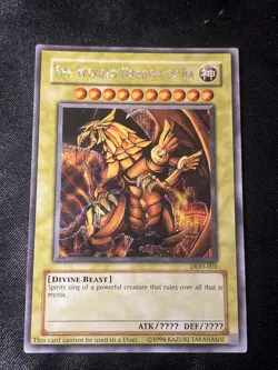 Vintage Yu-Gi-Oh Winged Dragon of Ra - Prismatic Secret Rare - DOD-001 NM/LP - Image 1