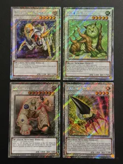 2025 YUGIOH RA04 PLATINUM SECRET RARE NATURIA BEAST NM BONUS SET - Image 1
