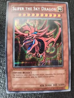 Slifer the Sky Dragon YMA-EN001 Yu-Gi-Oh! Secret Rare Limited Edition - Image 1