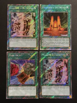2025 YUGIOH RA04 PLATINUM SECRET RARE MACHINE DUPLICATION NM BONUS SET - Image 1