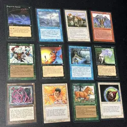 Magic the Gathering Ice Age Lot - 1995 - MTG Vintage - 12 Cards - No Lands - LP - Image 1