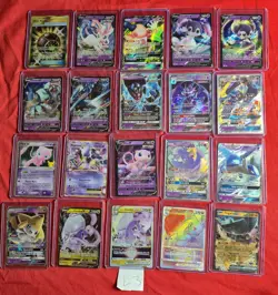 Pokemon Tcg 20 Card Ultra Rare Lot Rainbow Gold Gx Ex V Vstar Unplayed L3 - Image 1