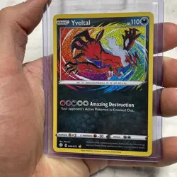 Yveltal 046/072 - Shining Fates - Amazing Rare Holo Pokemon Card Near Mint NM - Image 1