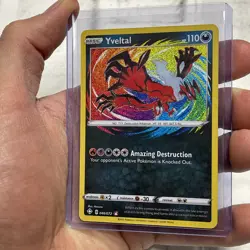 Yveltal 046/072 - Shining Fates - Amazing Rare Holo Pokemon Card Near Mint NM - Image 2