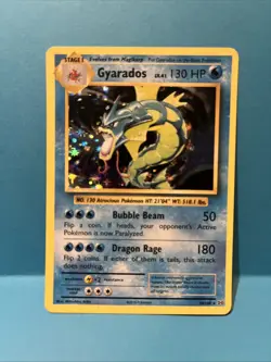Rare Pokemon Card - Gyarados 34/108 Evolutions Holo NM - Image 1