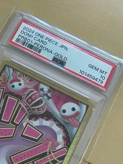 ONE PIECE Trading Card Don Don Super Parallel Perona PSA10 Ultra Rare - Image 2