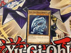 Blue-Eyes White Dragon LDK2-ENK01 1st Common NM Yugioh Card - Image 1