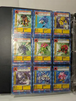 Vintage 1999 Bandai Digimon Card Collection Lot, Holo's, Commons, - Image 4